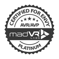 Certificación MadVR para el logotipo de Envy