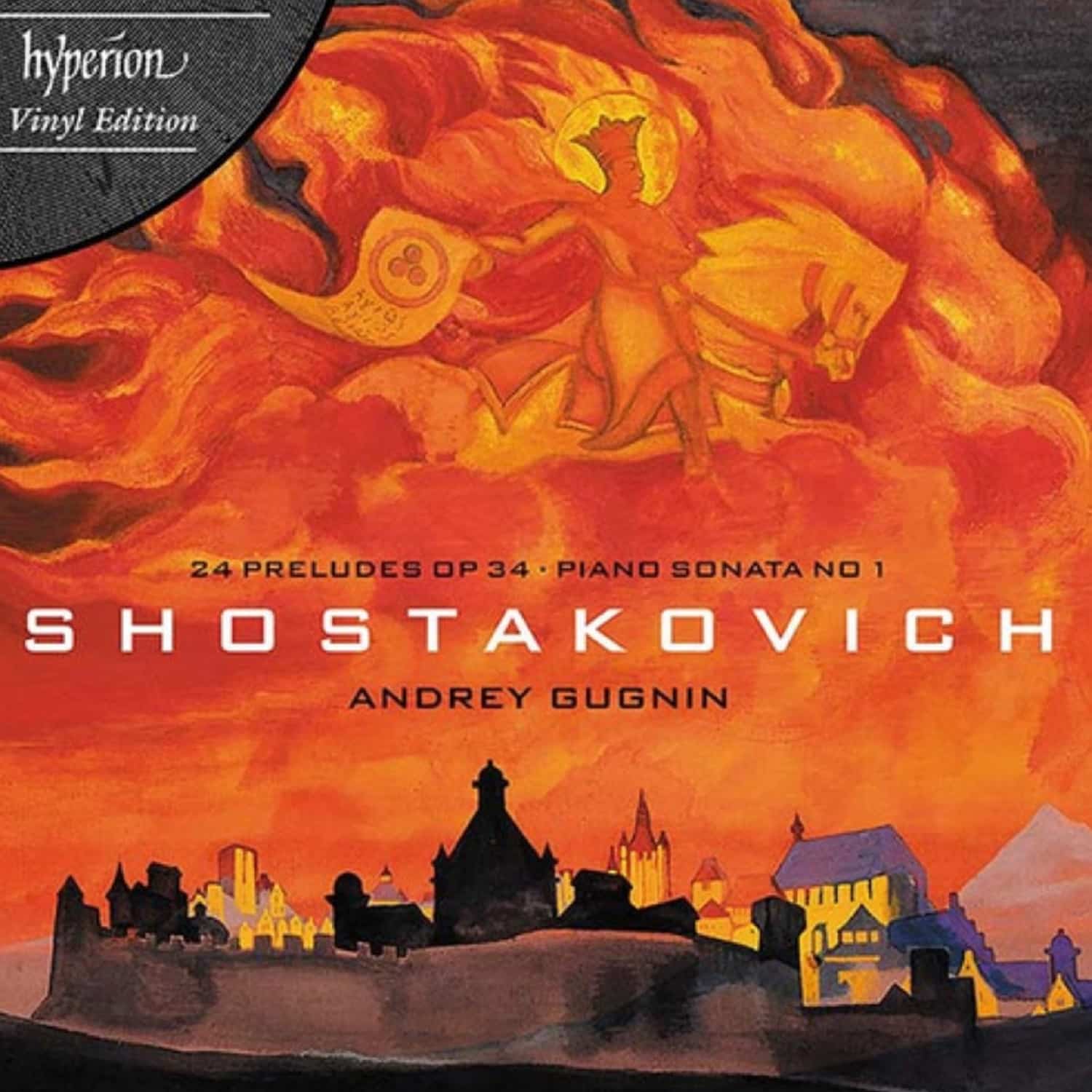 Andrey Gugnin- Shostakovich Preludes & Piano Sonata. Hyperion Records 1LP 33rpm Andrey Gugnin - Shostakovich Preludes & Piano Sonata - Imagen 1
