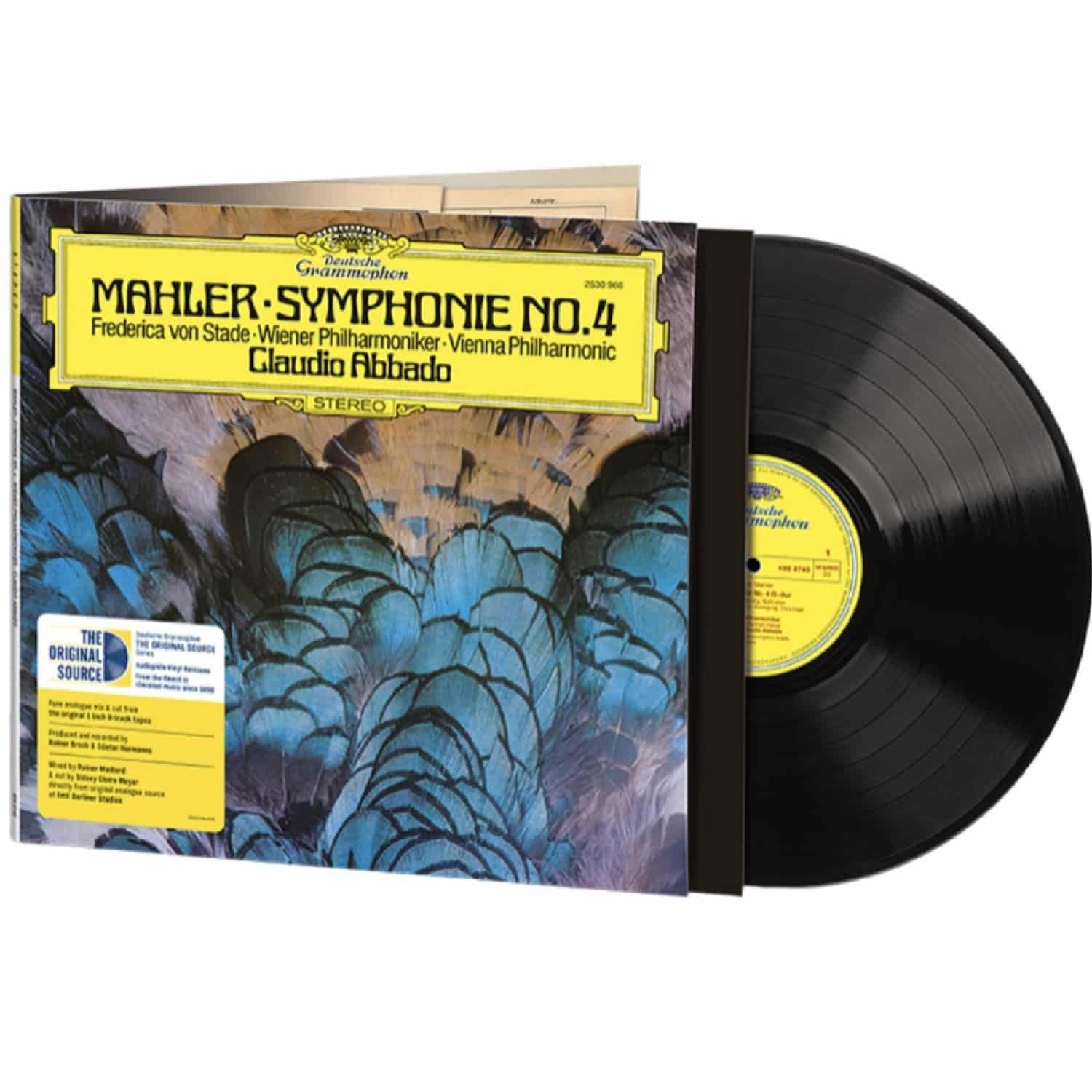 Abbado, MAHLER Symphony N4. DG OSS 1LP 33rpm Vinilo Claudio Abbado – MAHLER Symphony N4