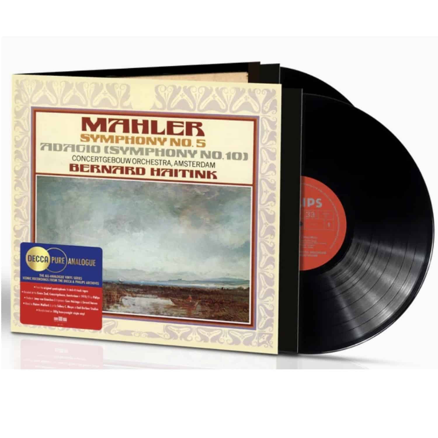 Haitink- Mahler Sinfonie N5 Adagio (Sinfonie N10) Decca Pure Analogue 2LPs 33rpm Vinilo Haitink – Mahler Sinfonie N5 & Adagio (Sinfonie N10)