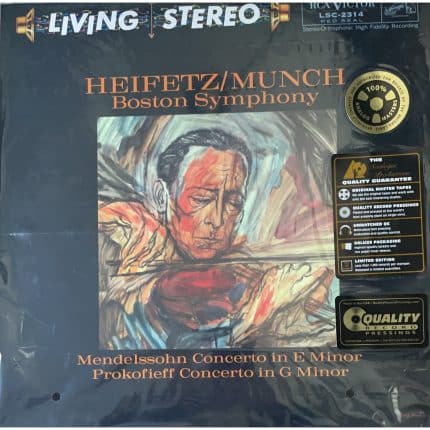 Vinilo Jascha Heifetz – Mendelssohn and Prokofiev Concertos